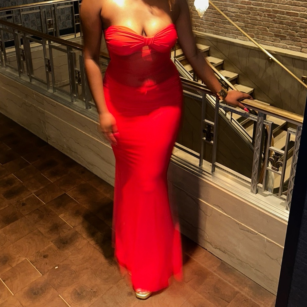 Fashion Nova Red Maxi Dress - Picture 4 of 4
